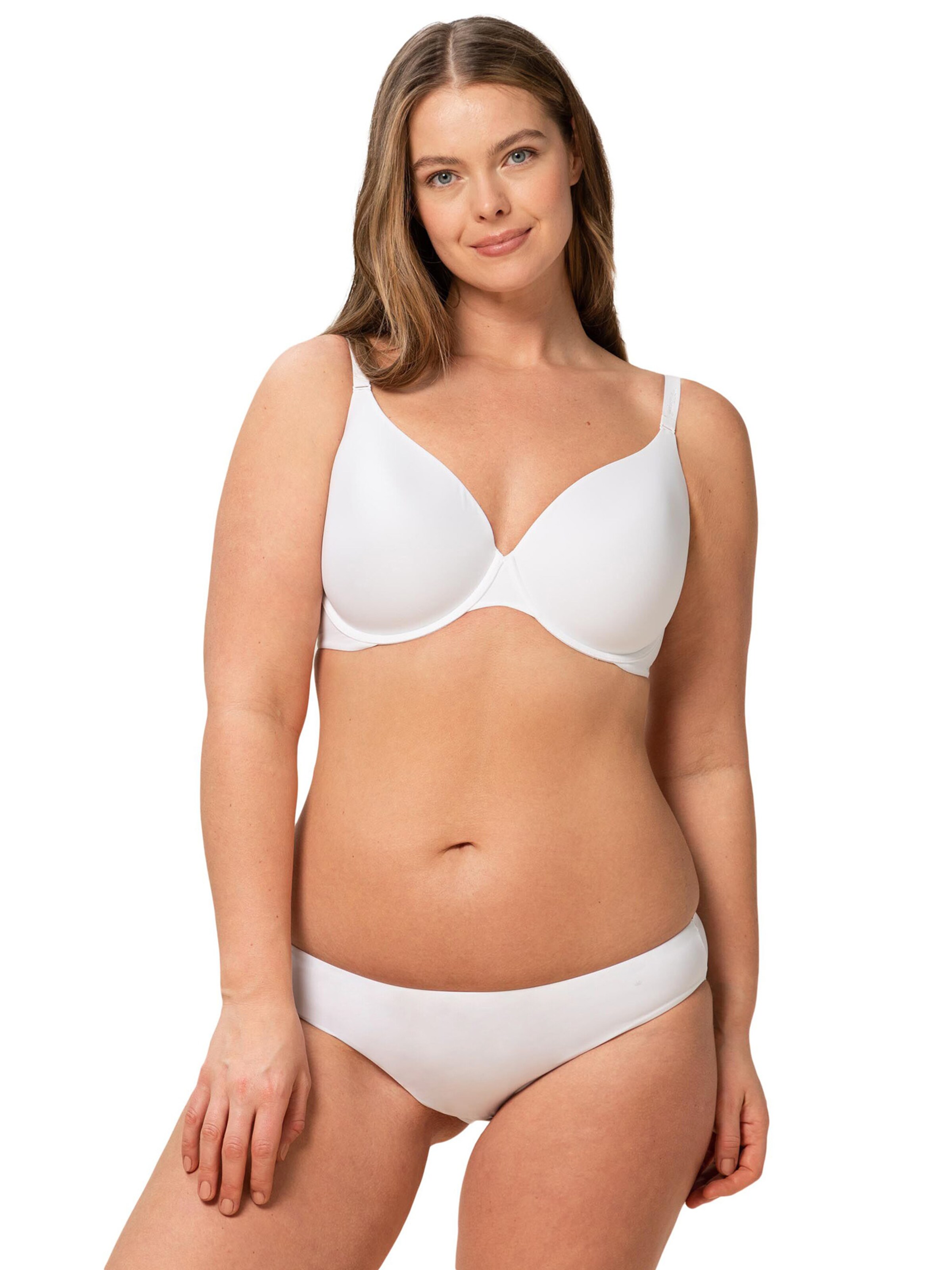 balta TRIUMPH Marškinėliai Liemenėlė 'Body Make-Up ': priekis