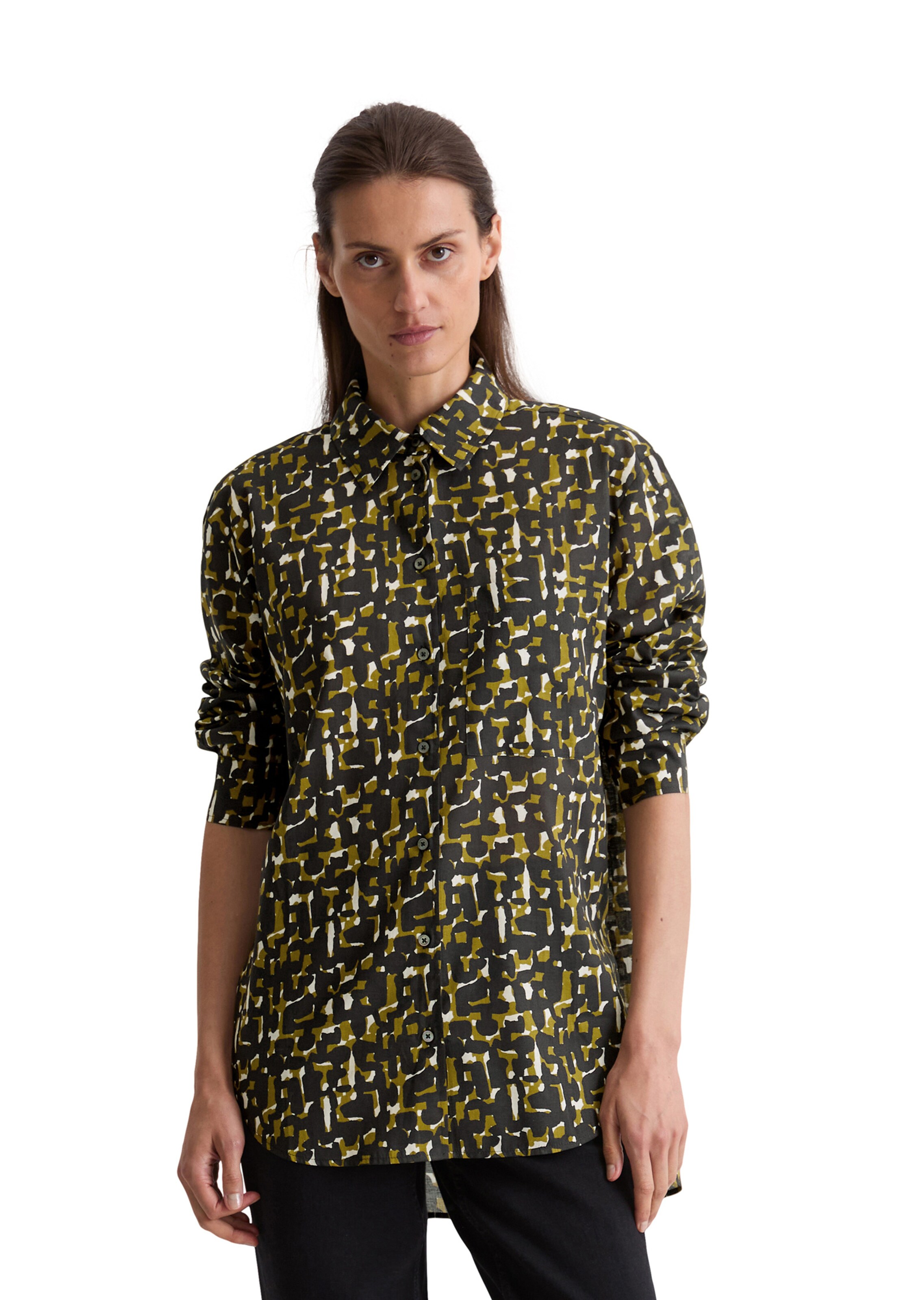 Marc O'Polo Блузка в Зеленый: спереди