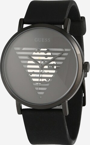 juoda GUESS Analoginis (įprasto dizaino) laikrodis 'IDOL': priekis