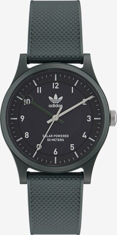 ADIDAS ORIGINALS Analog Watch 'Ao Street Project One' in Green: front