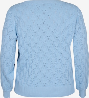 Pull-over 'Melsa' Zizzi en bleu