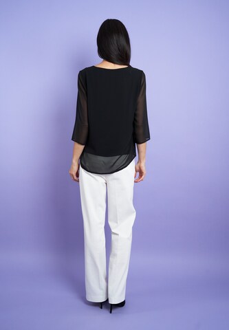 Seidel Moden Bluse in Schwarz