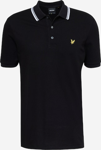 Lyle & Scott Tričko – černá: přední strana