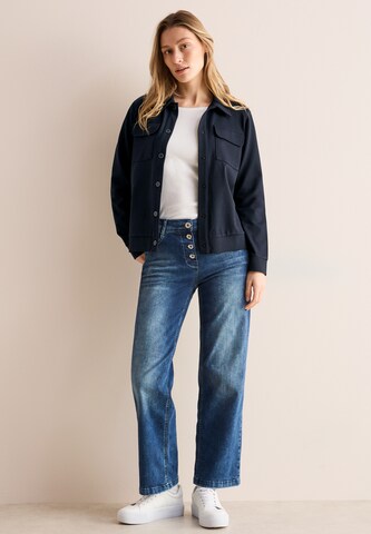 CECIL Zip-Up Hoodie in Blue