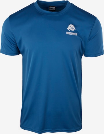 Guggen Mountain Performance Shirt 'GUGGEN MOUNTAIN' in Blue: front