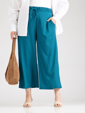 Z-One Wide leg Pants 'Sa44lina' in Green: front