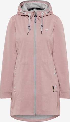 Schmuddelwedda Weatherproof jacket 'Kianna' in Pink: front