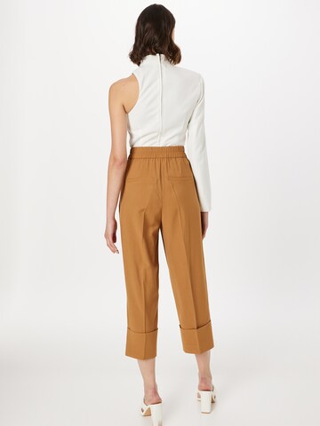 SECOND FEMALE Loose fit Pleated Pants 'Disa' in Brown