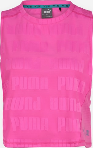 PUMA Sporttop in Roze: voorkant