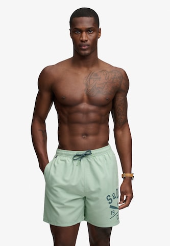 Superdry & Co Zwemshorts in Groen