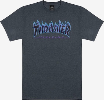 T-Shirt 'FLAME' THRASHER en gris : devant