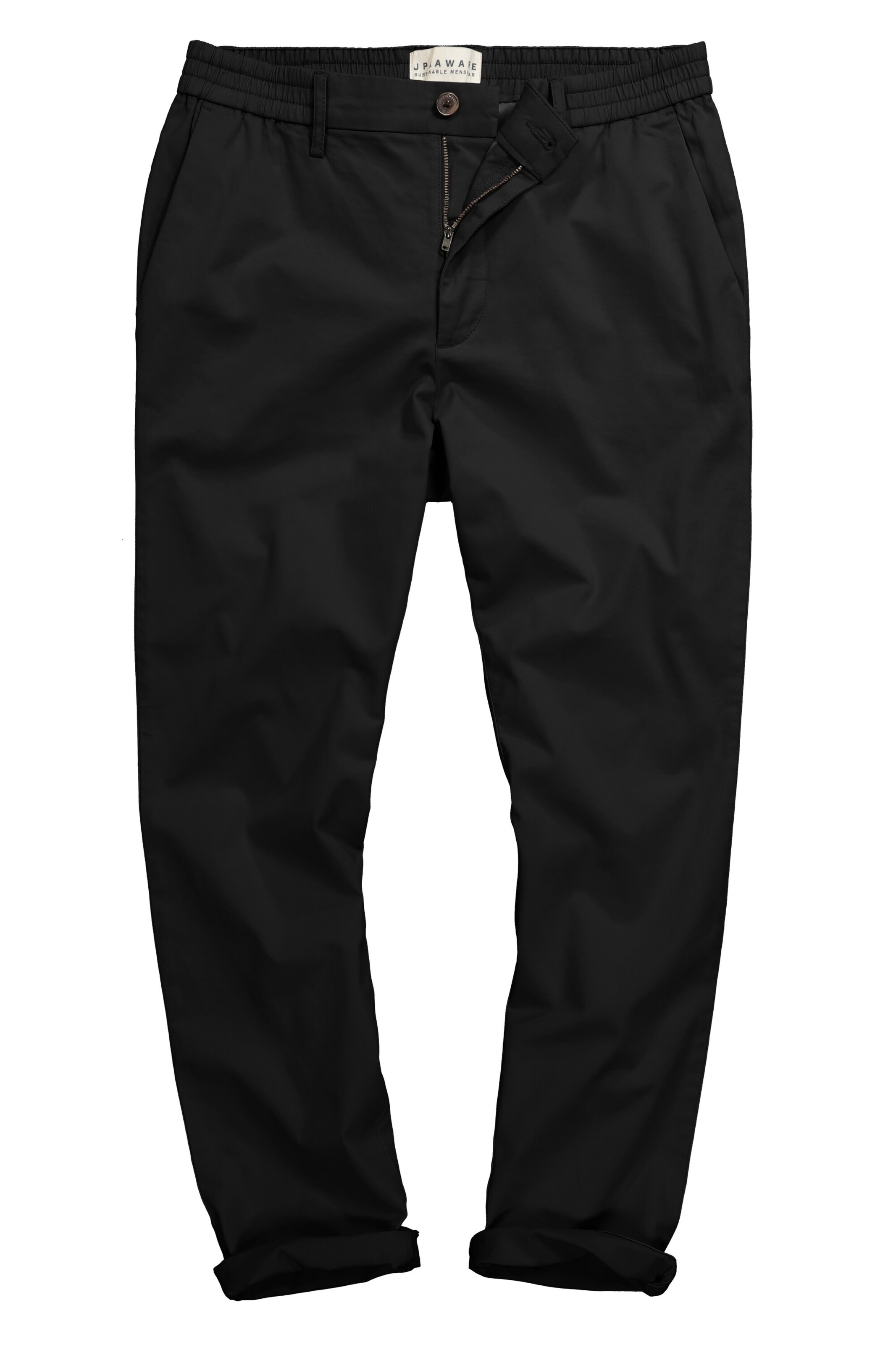 JP1880 Regular Chinohose in Schwarz: Vorderseite