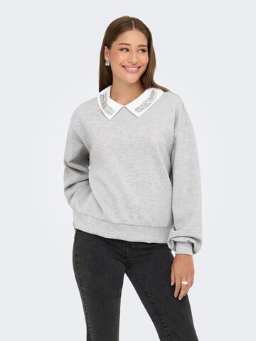 Felpa 'ONLWillow' di ONLY in grigio: frontale