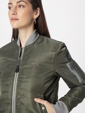 Schott NYC Between-Season Jacket 'Airforce' in Green