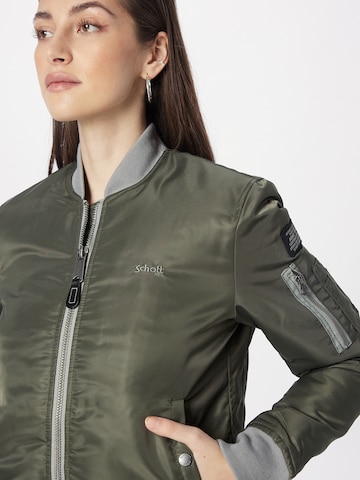 Veste mi-saison 'Airforce' Schott NYC en vert