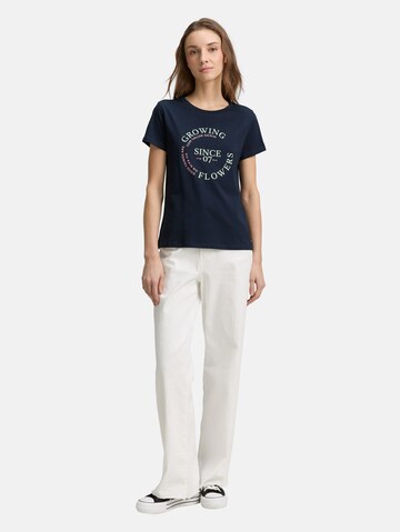 T-shirt TOM TAILOR DENIM en bleu