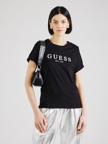 GUESS Shirt in Zwart: voorkant