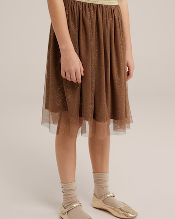 WE Fashion Skirt in Brown