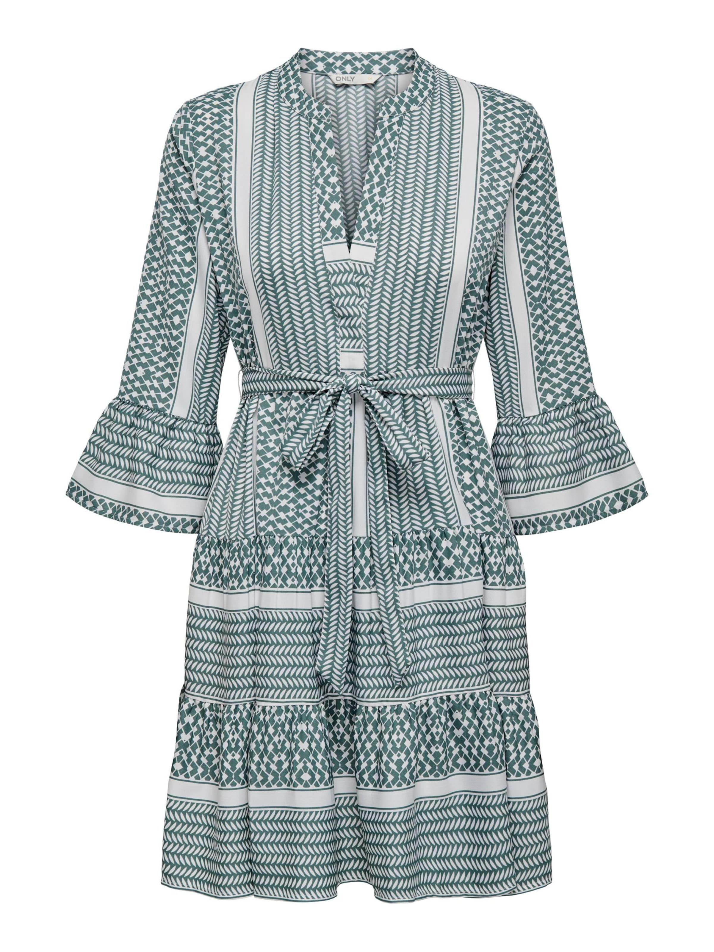 ONLY Košilové šaty 'Athena' – zelená: přední strana