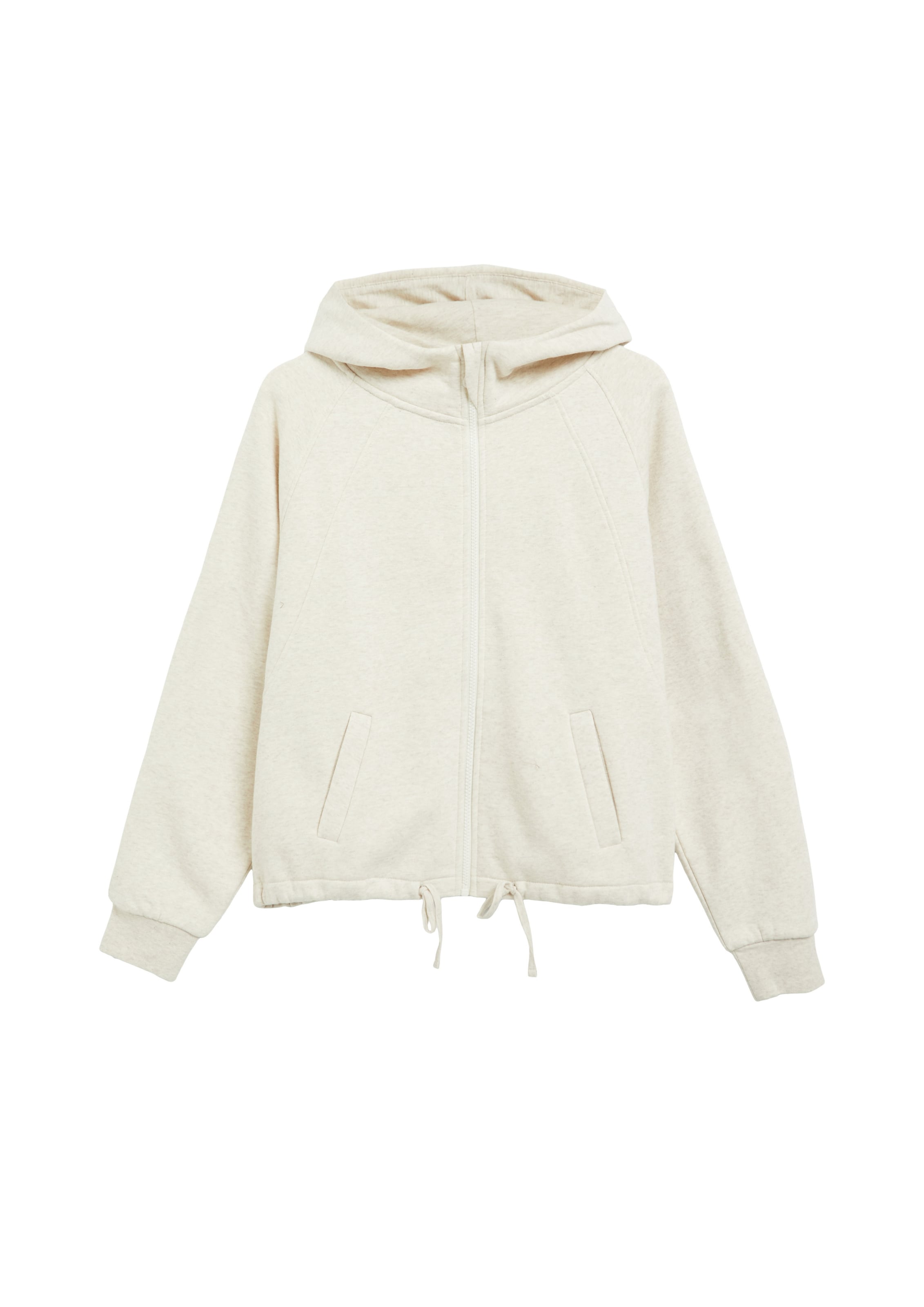 s.Oliver Sweatjacke in XS in ecru, Produktansicht