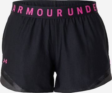 UNDER ARMOUR Sportbroek 'Play Up  3.0' in Zwart: voorkant