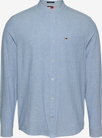 Tommy Jeans Hemd in Blau: Vorderseite