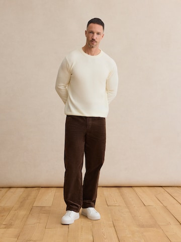 DAN FOX APPAREL Sweater 'William' in White