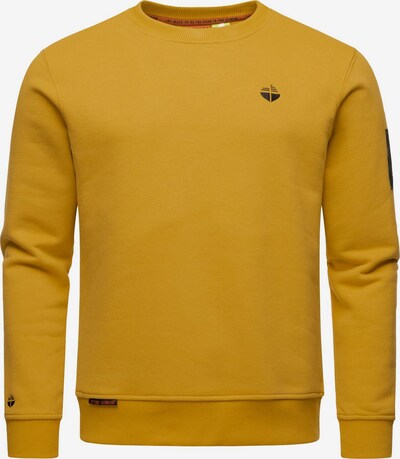 STONE HARBOUR Sweatshirt 'Boo Brock' in gelb, Produktansicht