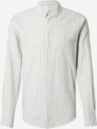 DAN FOX APPAREL Overhemd 'René' in de kleur Olijfgroen / Wit, Productweergave