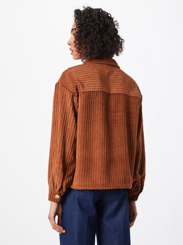 VILA Between-Season Jacket 'Lock' in Brown