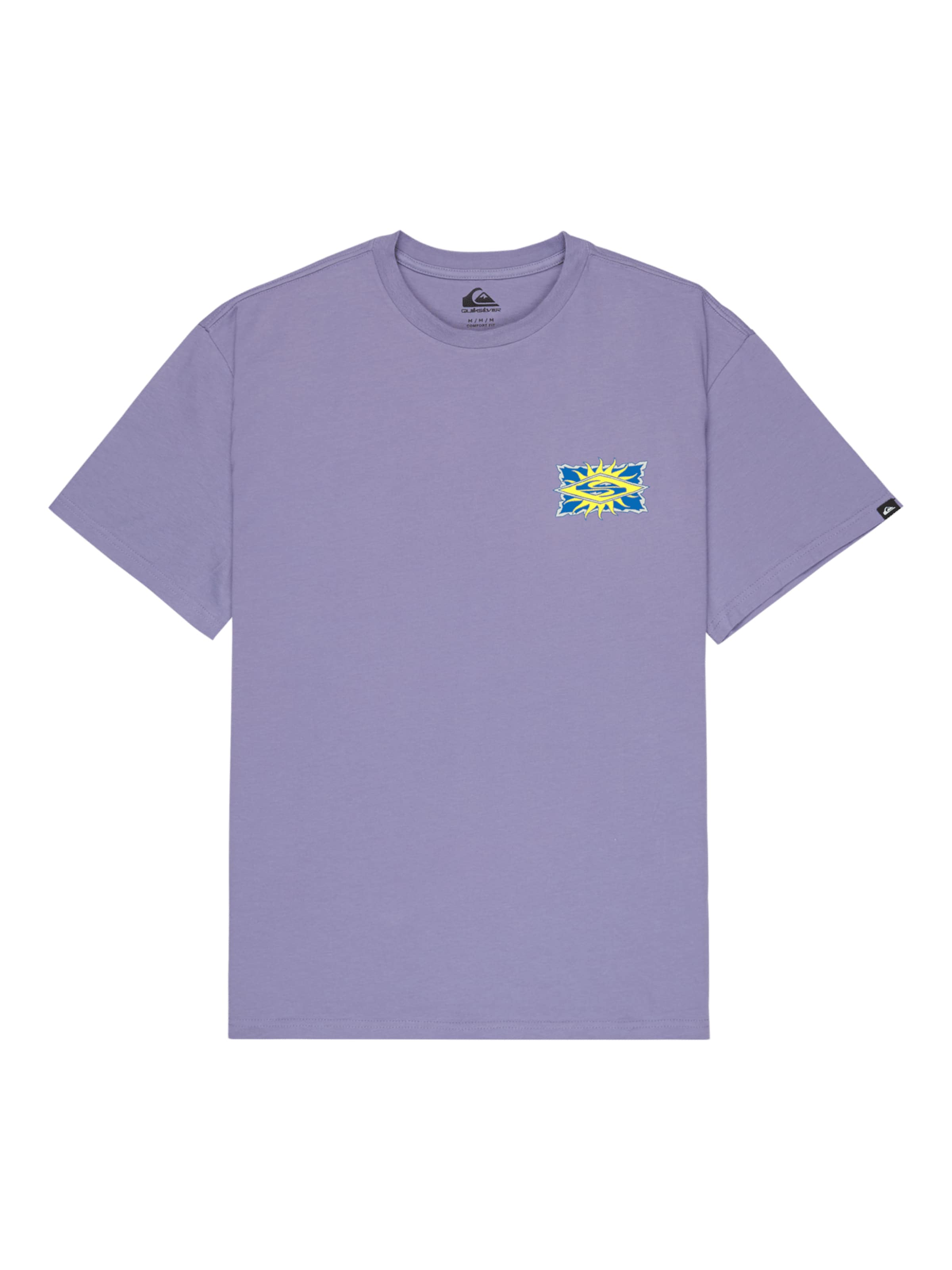 QUIKSILVER T-Shirt 'EV Starfish Stamp' in Lila: Vorderseite