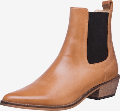 Ivylee Copenhagen Chelsea Boots 'Stella' i brun / sort, Produktvisning