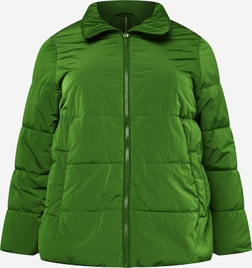 SAMOON Winter jacket in Green: front