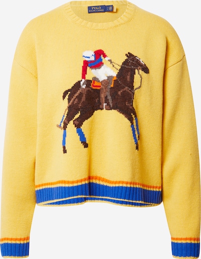 Megztinis iš Polo Ralph Lauren, spalva – mėlyna / ruda / geltona / raudona, Prekių apžvalga