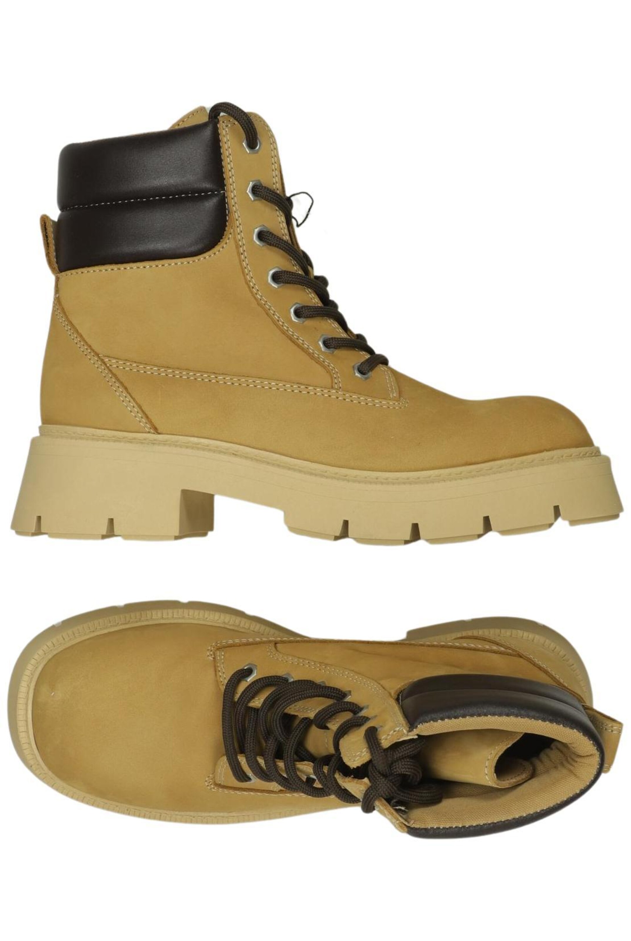 MANGO Dress Boots in 38 in Beige: front