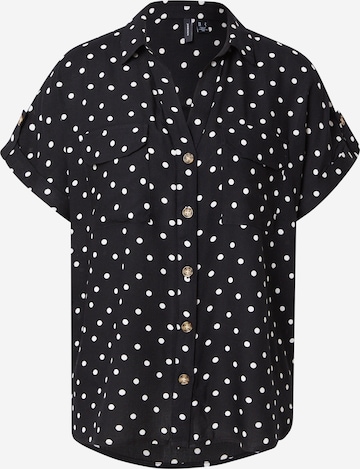 Bluză 'VMBUMPY' de la VERO MODA pe negru: față