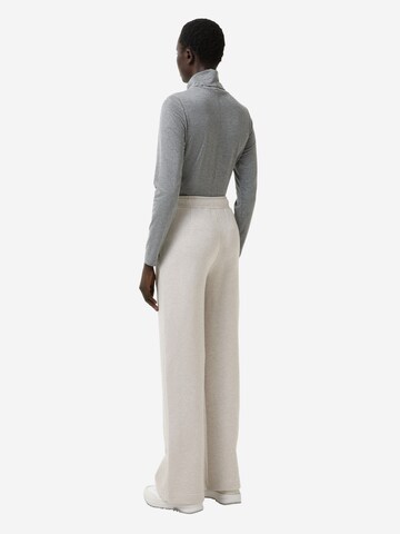 BOGNER Wide leg Trousers with creases 'Toto' in Beige