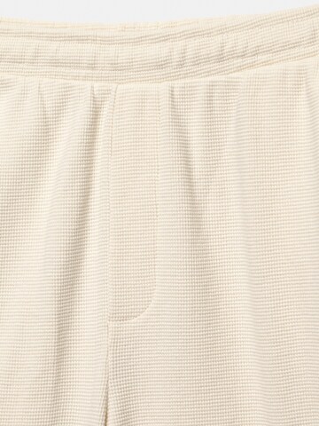 Pull&Bear Loosefit Bukser i hvid