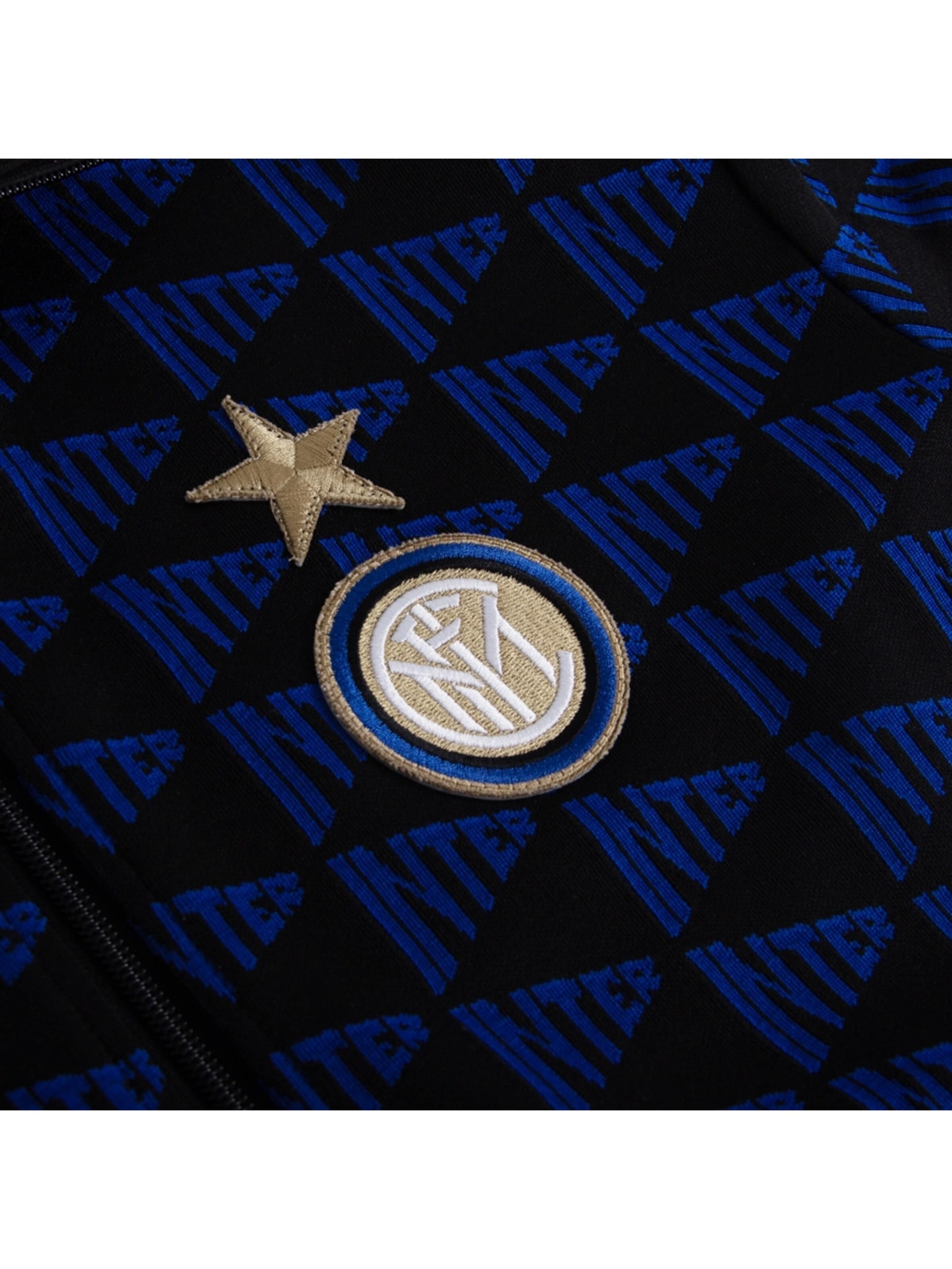 COPA FOOTBALL Sportjas 'FC Internazionale All Over Pattern Jack' in Zwart
