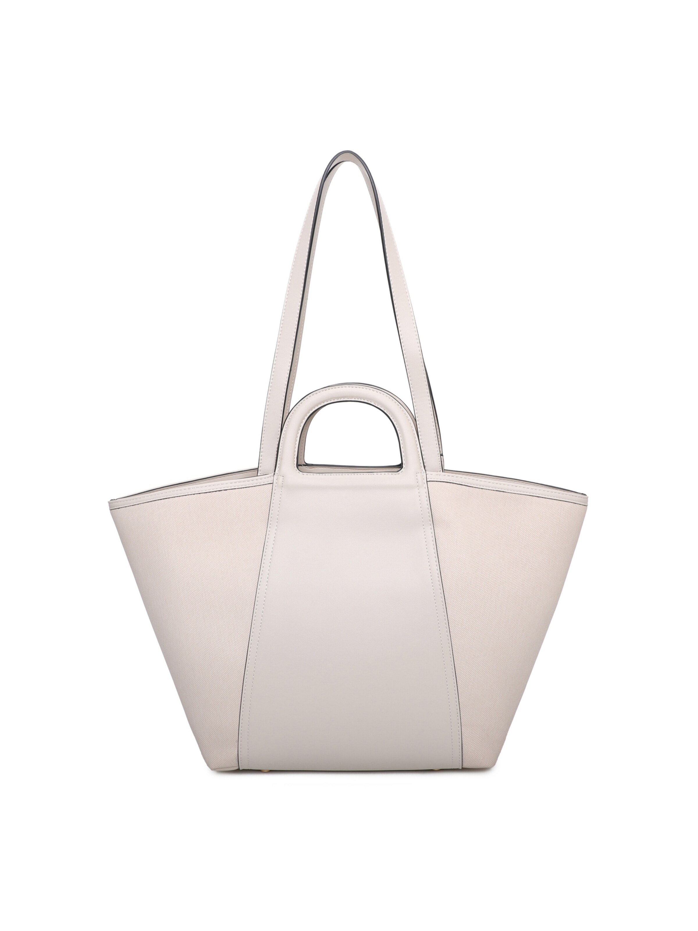 Borsa a spalla 'Borsa a Spalla Donna ALV Polyurethane con Zip e Tracolla Rimovibile' di ALV By Alviero Martini in bianco