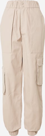 Karo Kauer - Tapered Pantalón cargo en marrón: frente