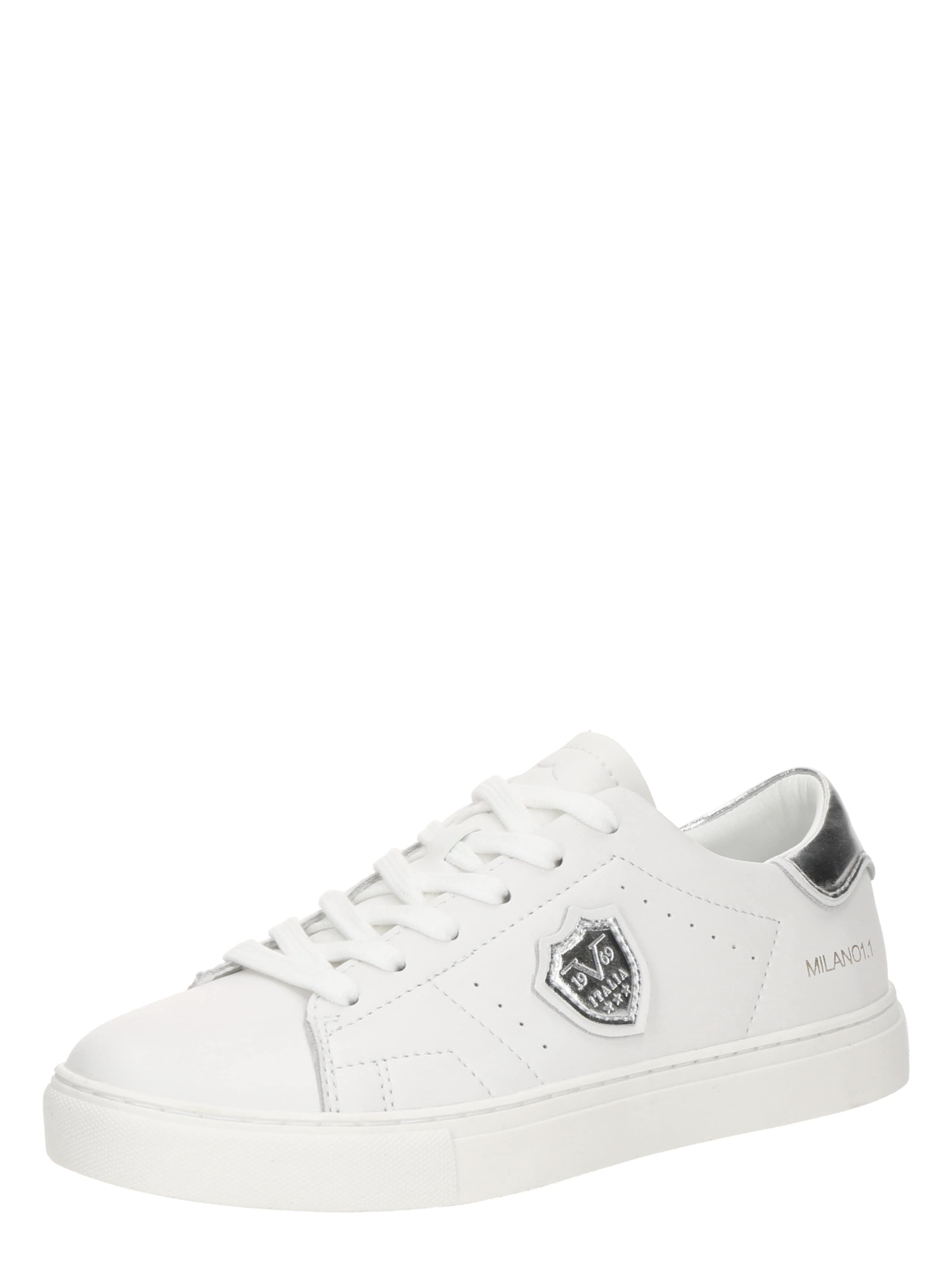 Sneaker bassa 'Nala' di 19V69 ITALIA in argento: frontale