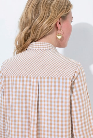 Ulla Popken Klederdracht blouse in Beige