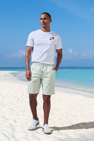 BEACH TIME T-Shirt in Weiß