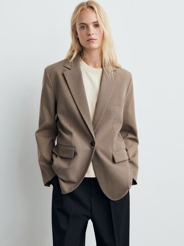 MANGO Blazer 'Mila' in Braun: Vorderseite