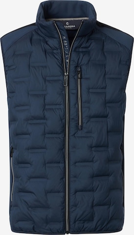 CASAMODA Vest 'Basic' in Blue: front