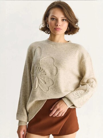 Bianco Lucci Trui in Beige: voorkant