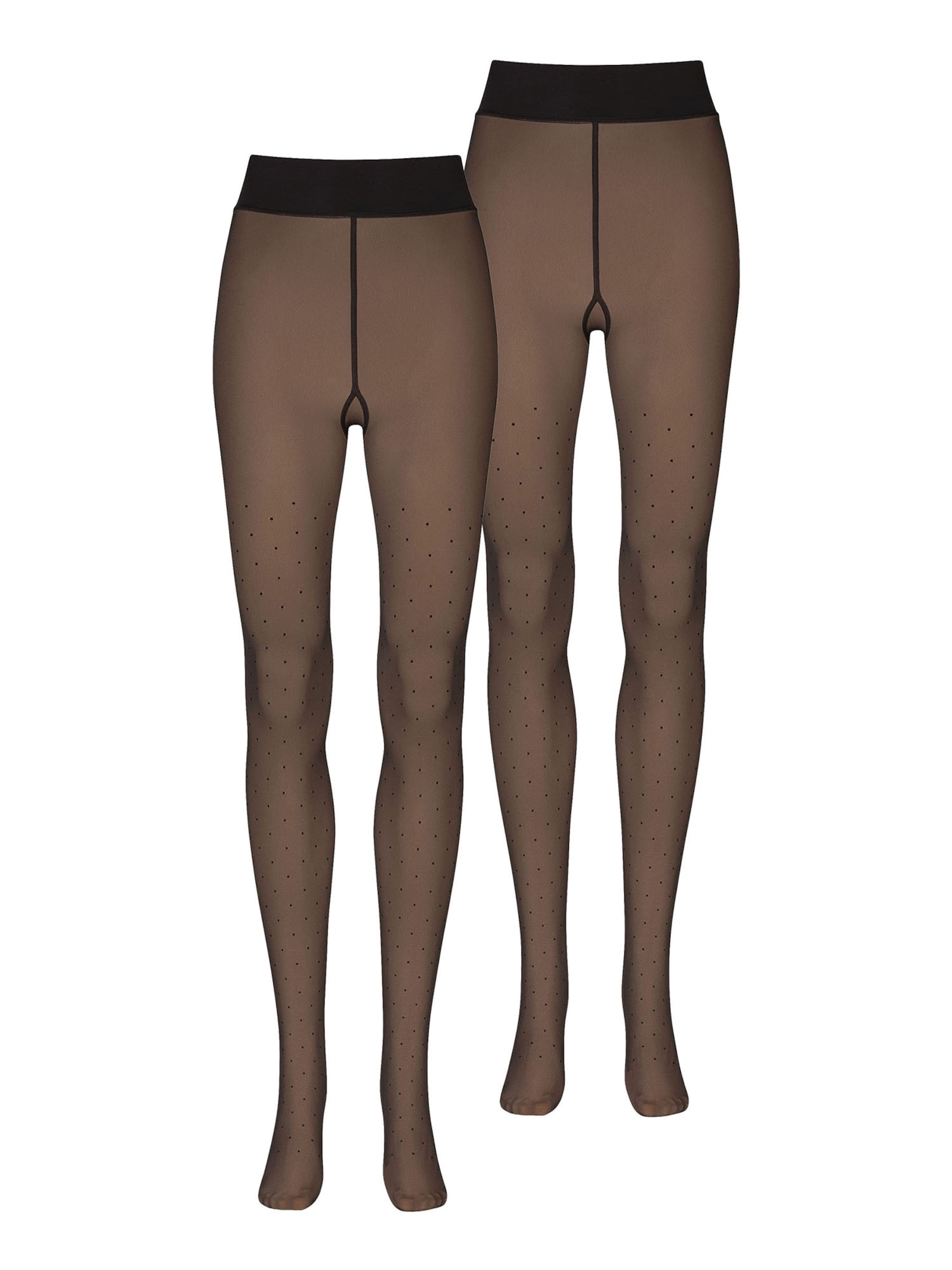Nur Die Fine Tights in Black: front