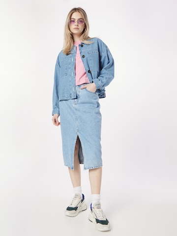 LEVI'S ® Between-season jacket 'Cara Cotton Prep' in Blue