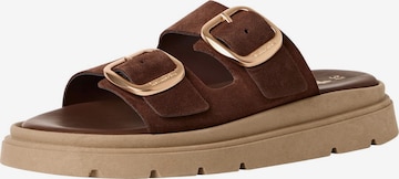 Tamaris Pantolette in Braun: Vorderseite